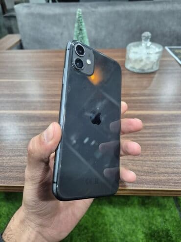 IPhone 11, 64 GB, Qara, Face ID