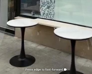 Kafelər, restoranlar və ofislər üçün dairəvi masa 2 edet 250 Azn -