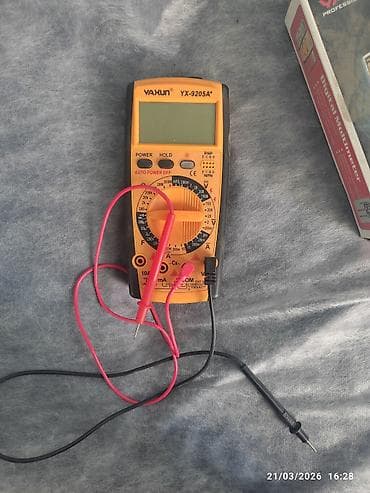 Darvazalar və aksesuarlar: Multimetr, Rəqəmsal, Zəmanətsiz — 3