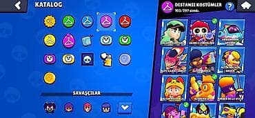 Şəxsi əşyalar: Brawl Stars hesabı – yüksək səviyyəli, zəngin kontentli Əsas — 4