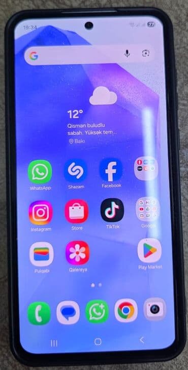 z fold 5 qiymeti: Samsung Galaxy A55, 256 GB, rəng - Ağ, Sensor, Barmaq izi, Simsiz şarj — 1