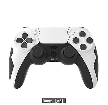 mini tv box android: PS4/PS3/PC üçün simsiz oyun pulti - Model: DualShock tipli, Bluetooth — 7