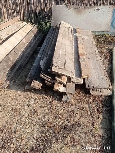 gul şekilleri: Taxta materialları – müxtəlif ölçülü uzun lövhə və dirəklər təcili — 1