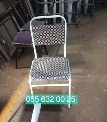 açılıb yığılan stul: Mətbəx üçün, Yeni, Qatlanmayan, rəng - Ağ Stul — 3