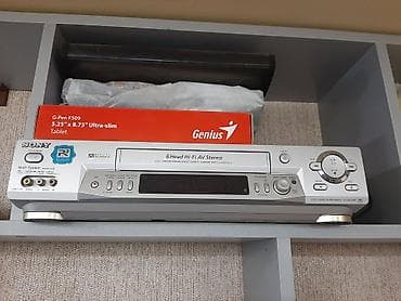 Sony VHS videomaqnitofon – 6 Head Hi‑Fi AV Stereo Tam iwlek hes bir