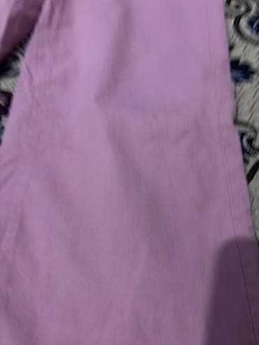 is geyimi: Məhsul: Qadın şalvarı - Rəng: Pastel çəhrayı - Kəsim: Geniş paça, düz — 2
