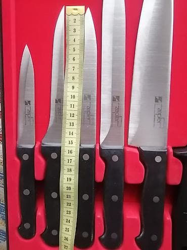 əti: Zepter bıçaq dəsti – 5 parça + itiləmə çubuğu Gıymətdən qat-qat ucuz — 6