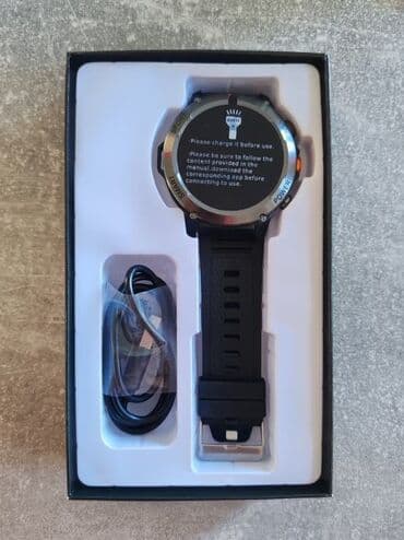 e60 aksesuar: Yeni, Smart saat, Sensor ekran, rəng - Qara — 3