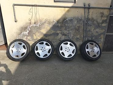 təkər kameri: Mercedes-Benz üçün 4 ədəd orijinal yüngül lehimli disk komplekti — 1