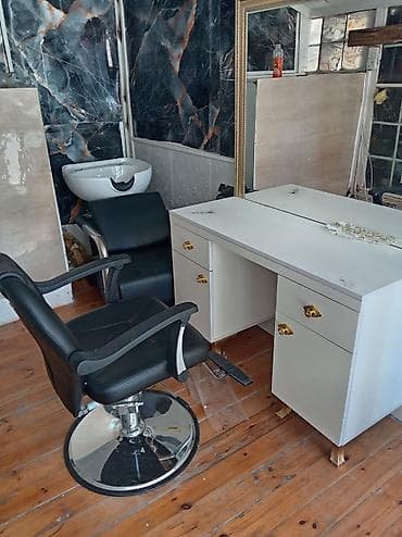 islemis mebiler: Gözəllik/berber salonu üçün dəst - Saç yuma bölməsi: keramik lavabo — 2