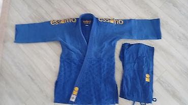 dest spartivniler: Essimo mavi rəngli cüdo gi dəsti - Brend: Essimo - Rəng: mavi, sarı — 1