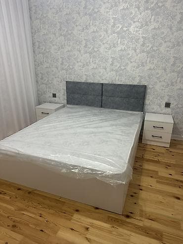 Mebel: Mebel dəsti – iki tumba ilə ikinəfərlik çarpayı - Ölçü: təxmini — 1