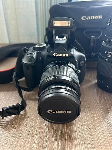 фотоаппарат canon powershot sx130 is: Canon EOS 600D kamera dəsti, iki linza və çanta ilə birlikdə təqdim — 7