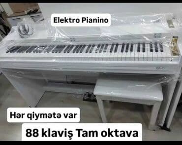 mp 3mp4: Təzədir 88 klavişli tam oktava Elektro Pianino. Qulaqcıq, oturacaq — 1