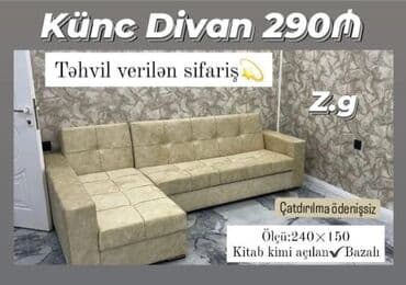 Künc divan, Açılan, Bazalı, Pulsuz çatdırılma lalafo.az -da Künc divan, Açılan, Bazalı, Pulsuz çatdırılma