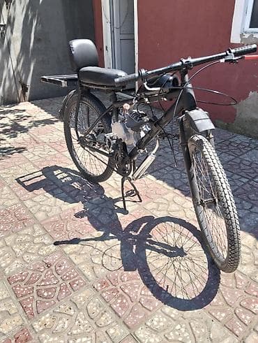 Motorlu velosiped – benzin mühərrikli, arxa oturacaqlı və yük daşıma
