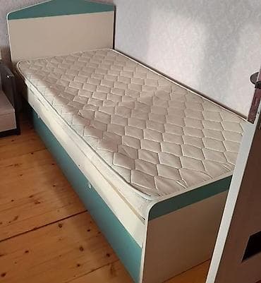 qubka satisi: Yataq desti satilir 2carpayi 1-sfoner 1-komputer stol skafi 2-il — 4