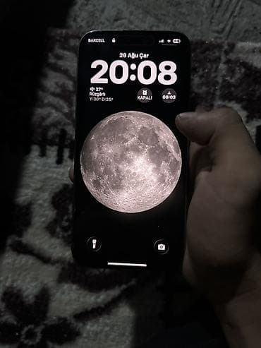 iphone yevlax: IPhone 16 Pro Max, 256 GB, Gümüşü, Face ID — 3