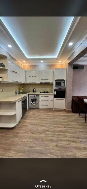 sarayda kiraye: Tam mebellı mənzil – geniş və işıqlı - Zövqlə dizayn edilmiş zal — 4