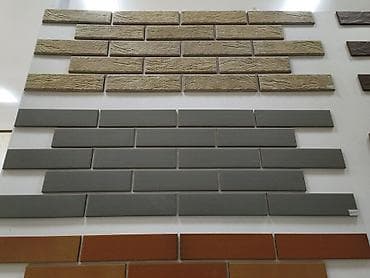 Fasad və interyer üçün dekorativ klinker/plitə kolleksiyası - Uzunsov — 1