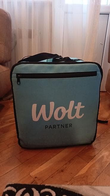 wolt: Wolt çatdırılma çantası (termal, bel çantası tipli) Yenidir — 1