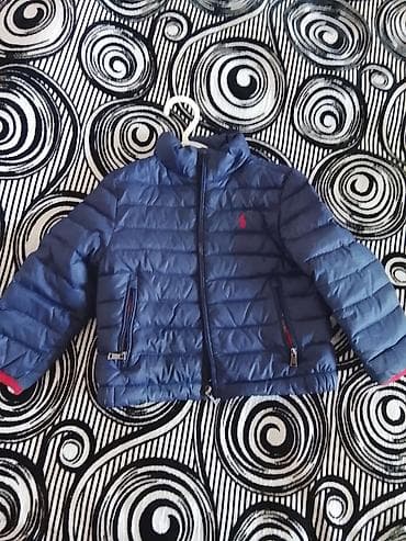 Üst geyimləri: Uşaq üçün yüngül qış gödəkçəsi - Rəng: tünd mavi - Model: puff — 1