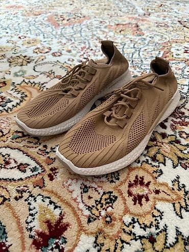 krasovka kişi: Kişi/Unisex idman ayaqqabısı – qəhvəyi (bej) rəng - Üst material — 2