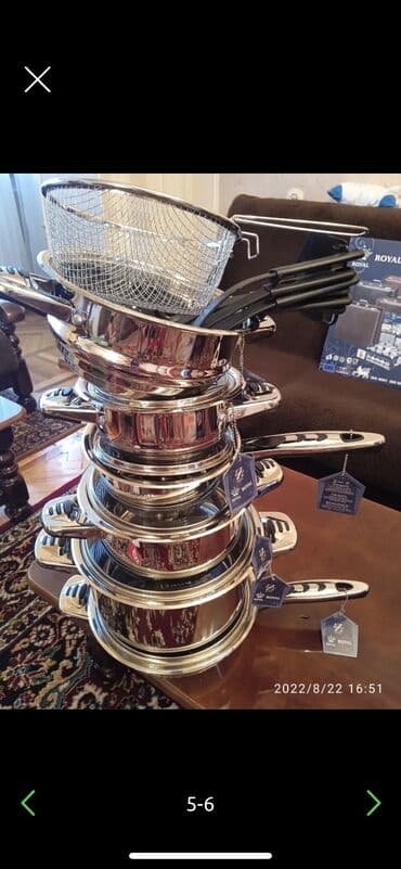 cobalt meyvə qabı: Rəng - Gümüşü — 3