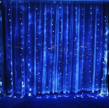 Электрические гирлянды: Yağış işıqlar Hem çölde hem içeride istifade etmek olur Uzunluq — 7