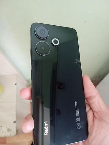 iphone 17 e: Redmi 13, 128 GB, rəng - Qara, Barmaq izi, Face ID — 2