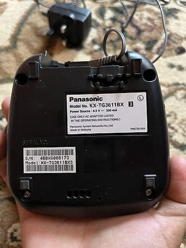 dvd panasonic: Panasonic simsiz ev telefonu dəsti Model: KX-TG3611BX Texnologiya — 1