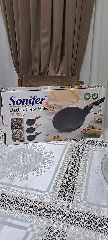 azza tortu: Sonifer Electric Crepe Maker SF-3055 - Elektrik krep/pancake — 1