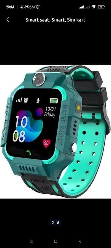 uşaq kamera: Qız və oğlan uşağı üçün saatlar.Yenidir.Her biri 20manat — 3