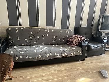 Divan və kreslo dəstləri: 2 kreslo bir divan ela veziyyet de Qonaq otağı üçün yumşaq mebel — 2