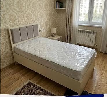 bir nəfərlik carpayı: Tək nəfərlik çarpayı və döşək dəsti - Ölçü: təxmini 90x200 sm tək — 1