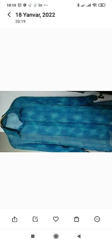 saroçka: Sarocka dizə qədər, şifon, 10 man — 1