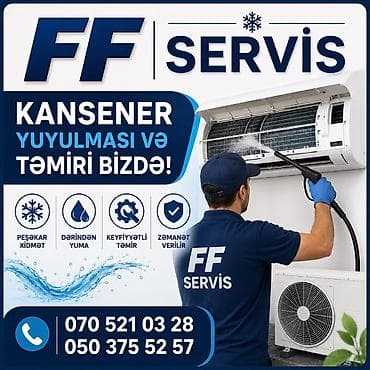FF Servis – Kondisioner yuyulması və təmiri - Peşəkar xidmət -