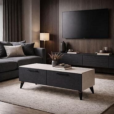 nerj stol: Müasir salon üçün funksional kofe masası - Dizayn: Minimalist və — 2