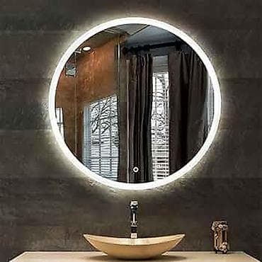Güzgülər: Güzgü Divar üçün, Dairə, Hamam üçün, Arxa işıqlı — 1