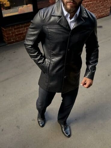 zander zell turkey: Brand Ramzotti Kişi quzu dəri gödəkçəsi – qara rəngdə, Klassik ofis — 2