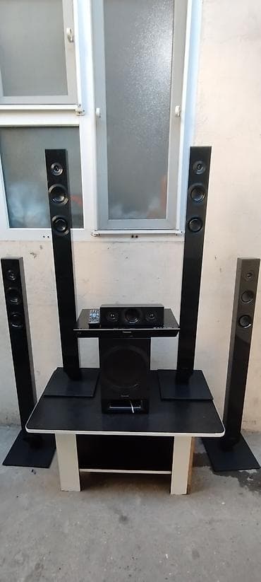 antensiz tv: Orginal Panasonic 5.1 Ev kinoteatrı 1000watt gücündə 3D BLU-RAY — 2