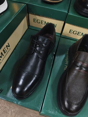 ayaqqabı кожание: Kişi ayaqqabıları – klassik və gündəlik modellər - Material: qara və — 19