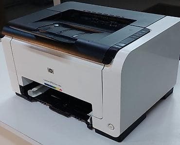 HP printer color CP1025nw Rengli Printer Usb wifi Katricler doludur