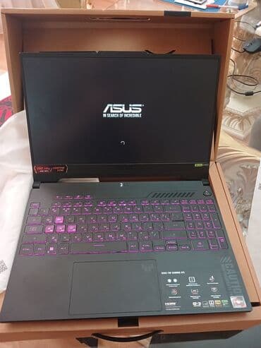 netbuk: İşlənmiş ASUS TUF Gaming, 15.6 ", AMD Ryzen 7, 512 GB, Ünvandan götürmə — 4