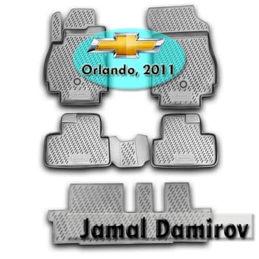 ayağaltı: Chevrolet orlando 2011 üçün poliuretan ayaqaltılar. "aileron" — 1