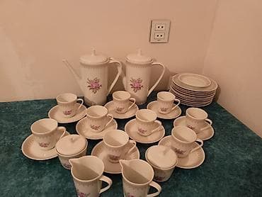 şekiller: Qəhvə dəsti, rəng - Ağ, Farfor, Almaniya — 2