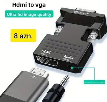 redmi qulaqciq: RCA-dan, AV-dən HDD-yə, HDMİ-yə, HDTV-yə ÇEVİRİCİ ( konvertor ) — 15