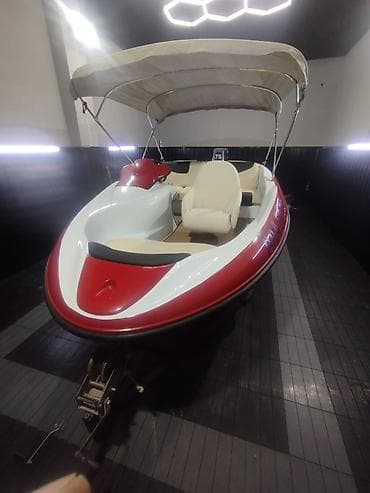 mavi su: (Çox Səliqəli Vəziyyətdə) Qoşqu ilə Satılır Yamaha jet boat satılır — 2