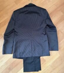 kisi pencekleri: Kişi kostyumu – 2 parça (jaket və şalvar) - Rəng: tünd boz, incə — 3