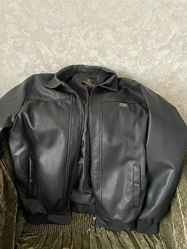 MONTEN Originals kişi dərisi görünümlü gödəkçə - Rəng: qara - Model